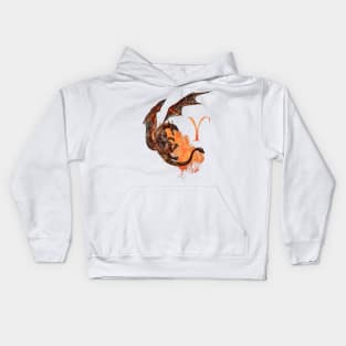 Drachen Buchstabe Y Kids Hoodie